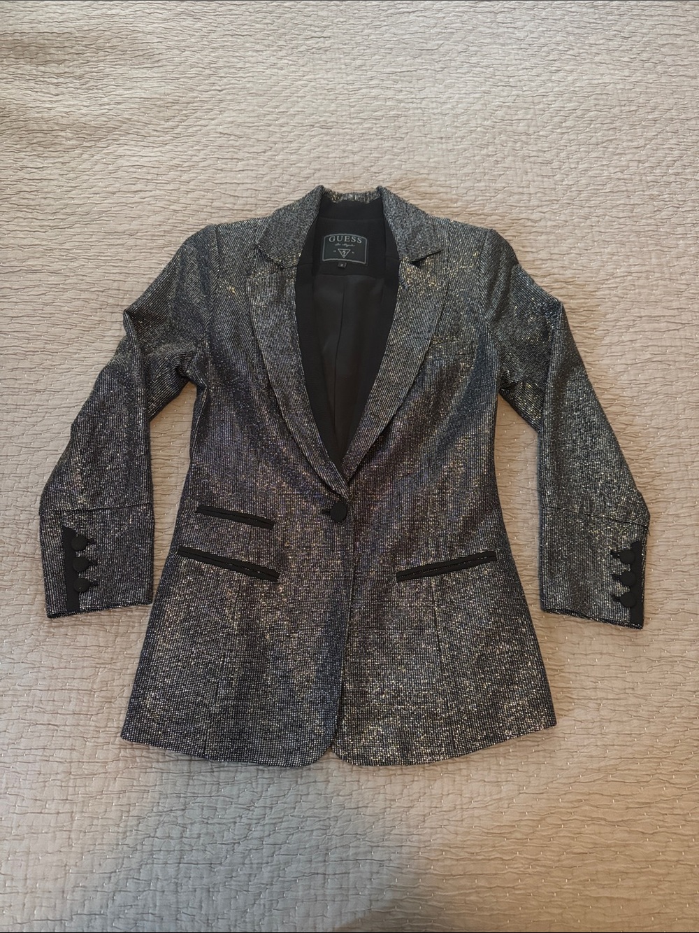 Guess Sparkly Blazer Jacket